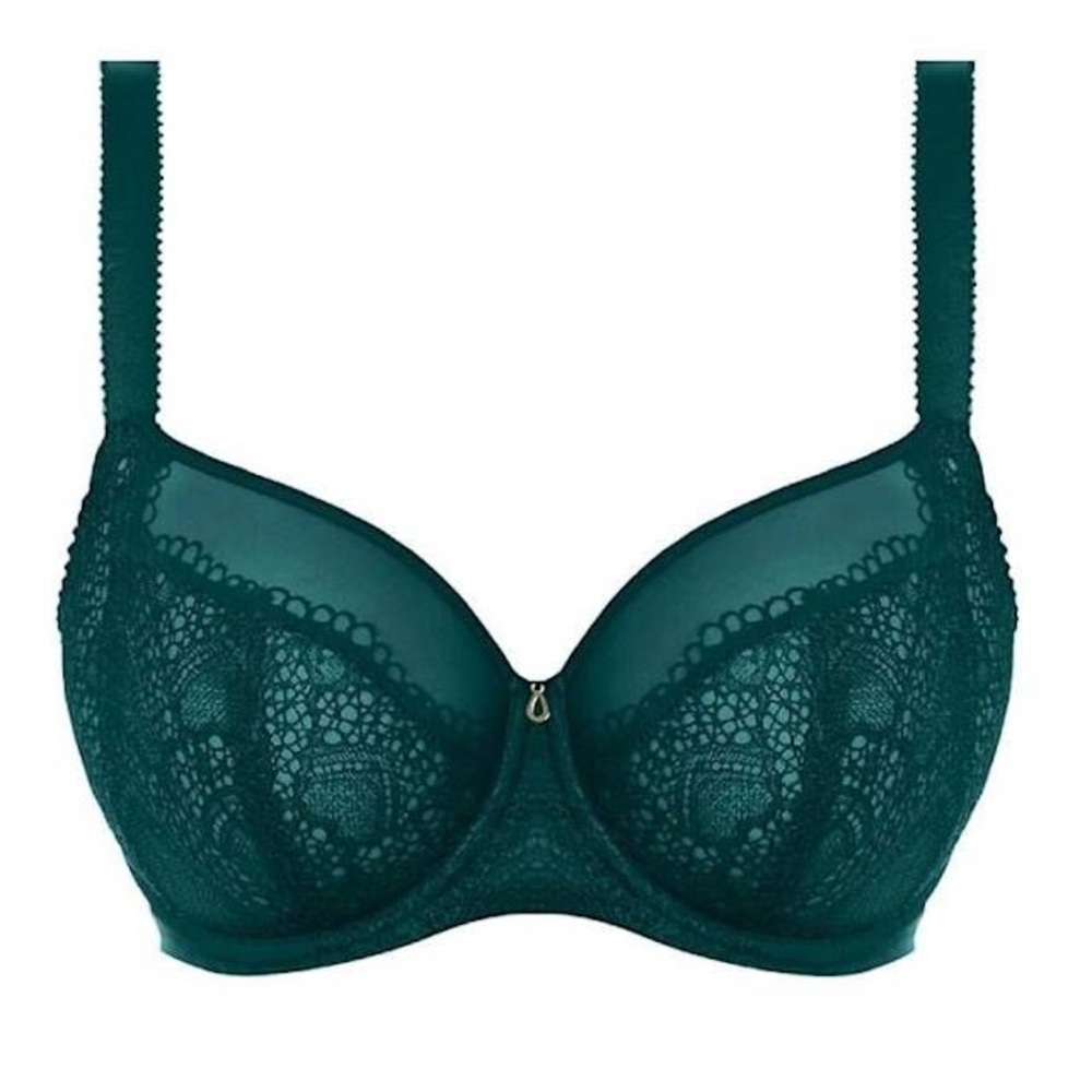 Fantasie Twilight Lace Underwire Teal Bra US 32I
